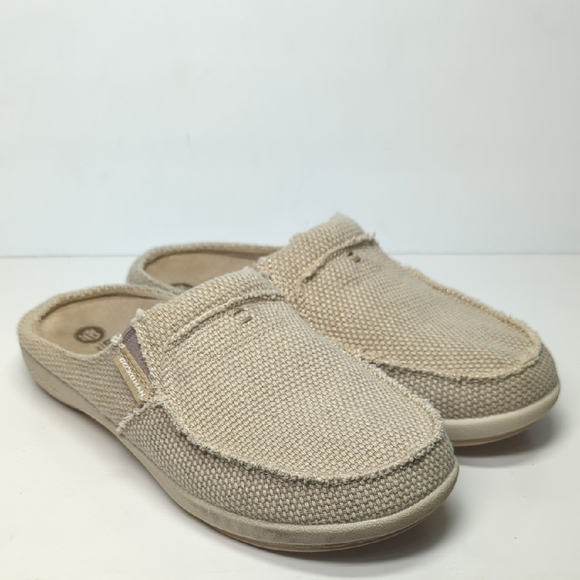 Gecko Man By Walk Hero Metatarsal Canvas Slip-on Loafers Men's Size 8 EU 41.5 - Picture 1 of 14
